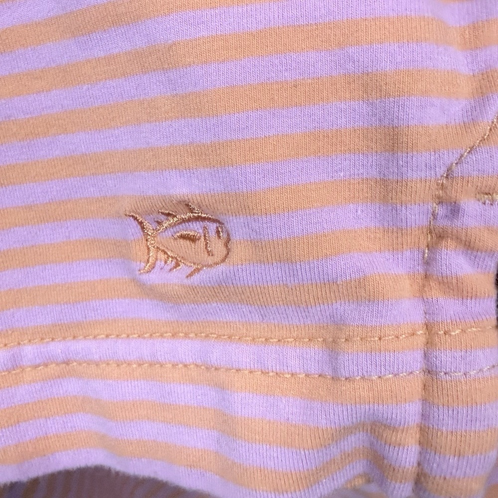SOUTHERN TIDE Casual Sport Dress, Womens Sz S, Stripe, Short Sleeve Pink Orange - Picture 4 of 5